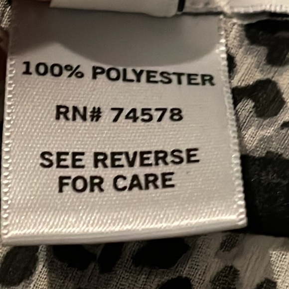 CACHE LEOPARD PRINT BELL SLEEVE BLOUSE SIZE SMALL - Picture 7 of 10